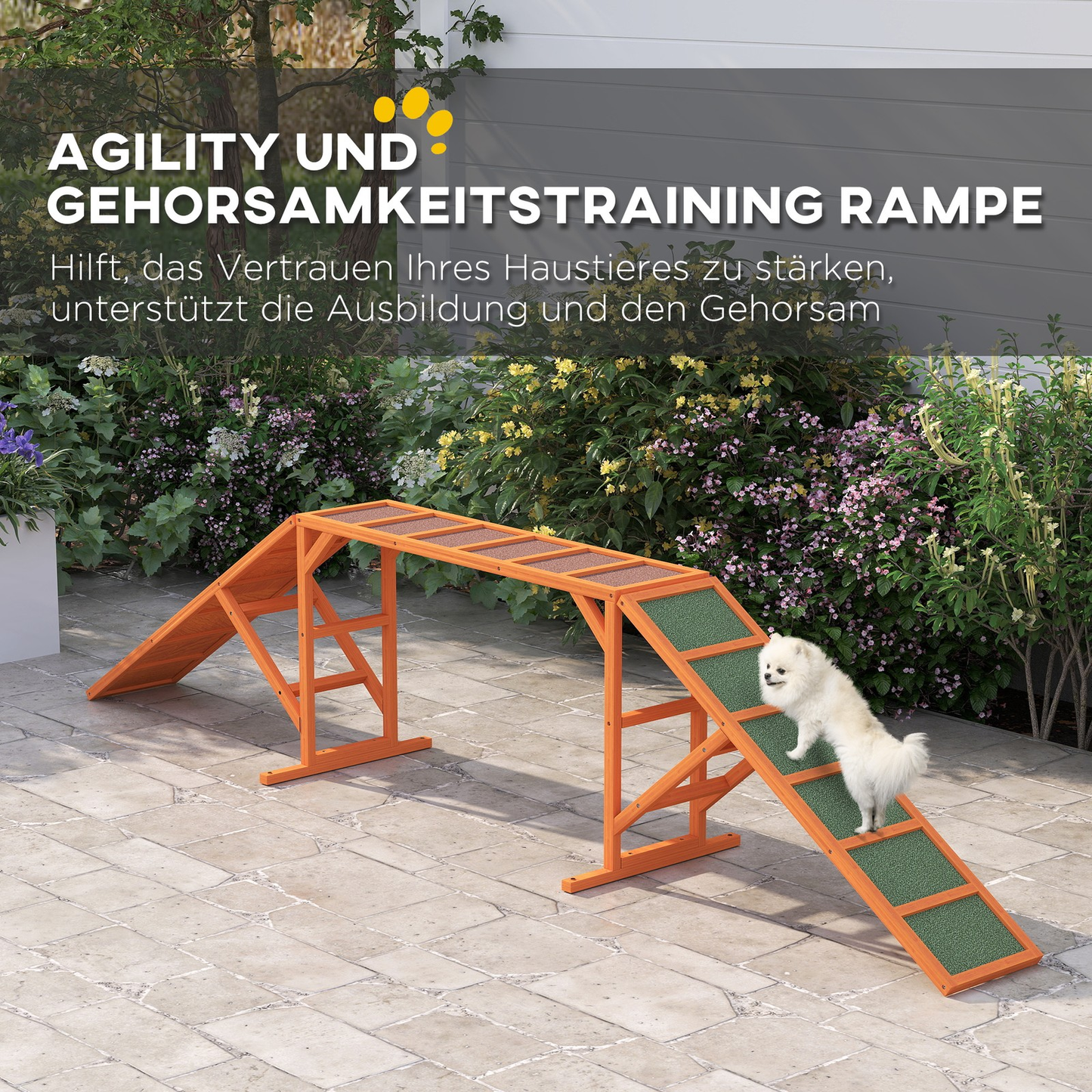 PawHut Hunde Agility Laufsteg