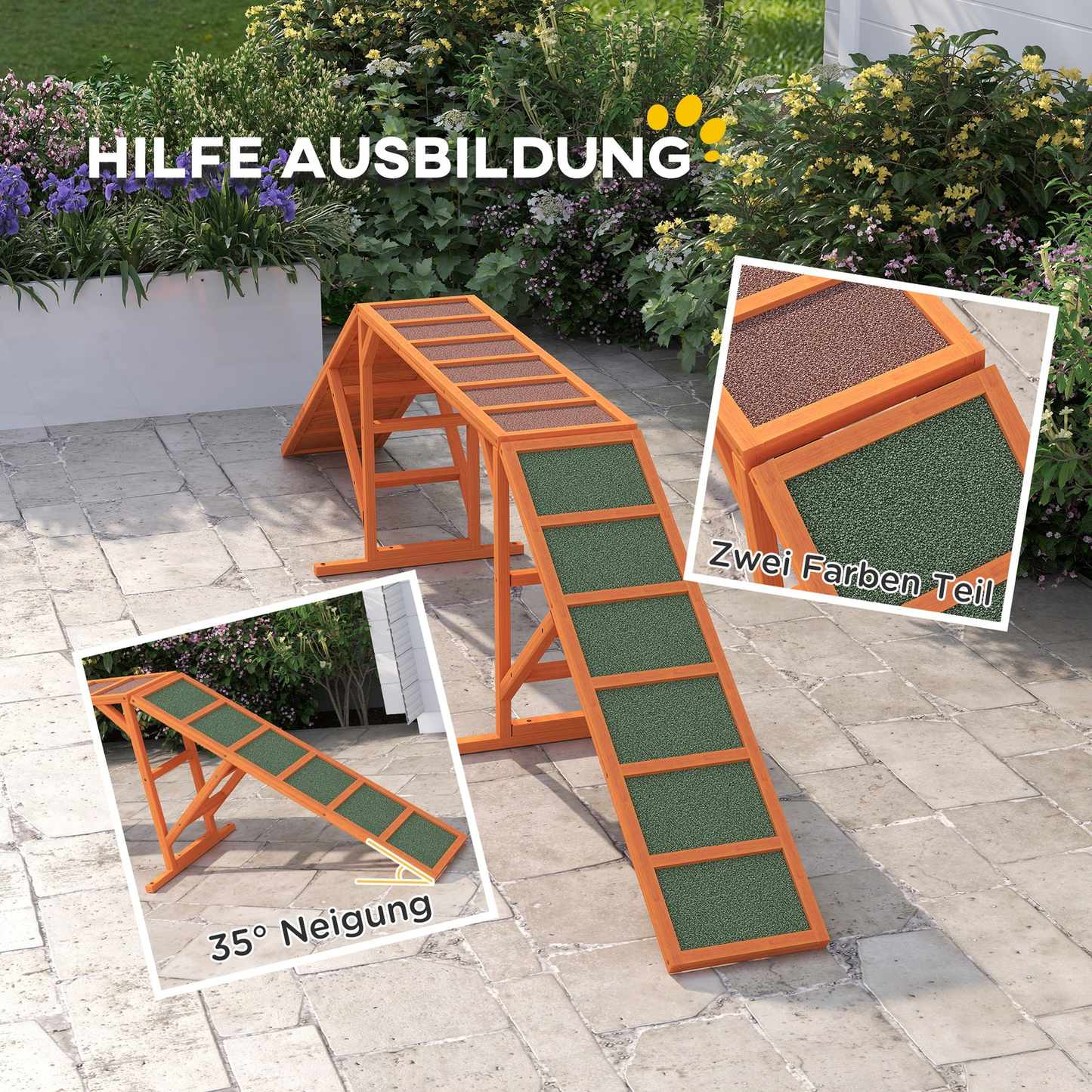 PawHut Hunde Agility Laufsteg