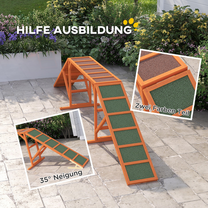 PawHut Hunde Agility Laufsteg
