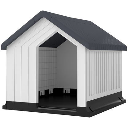 PawHut Hundehütte für draußen mit Asphaltdach