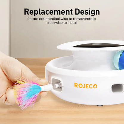 ROJECO 2-in-1 Smartes Katzenspielzeug