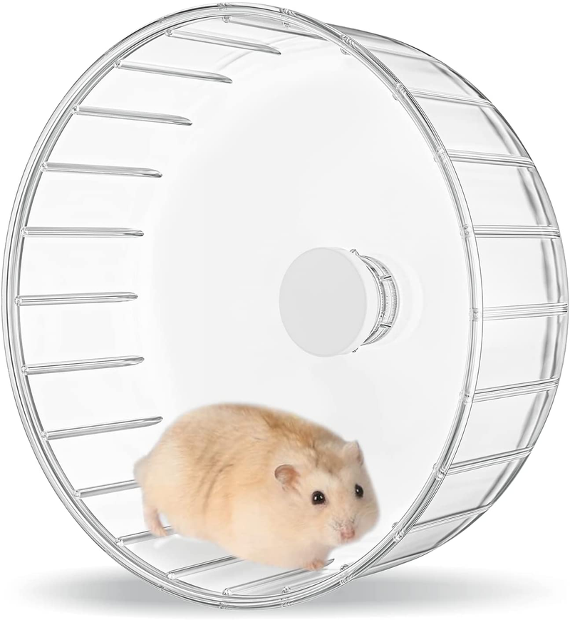 Transparentes leises Hamsterrad 18 cm