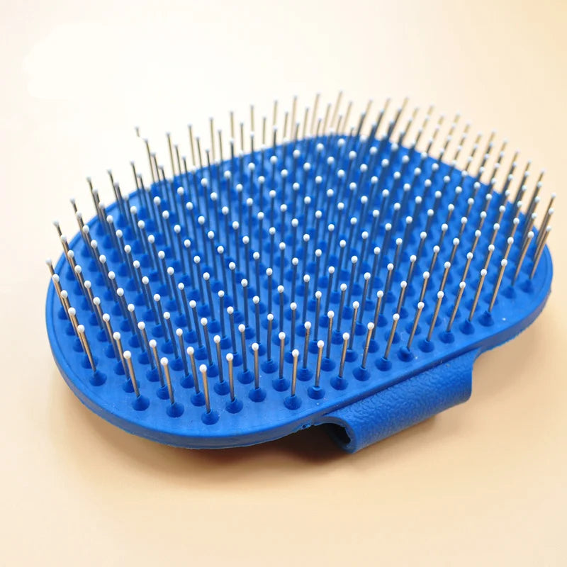 Rubber Pet Bath Brush for Dogs and Cats