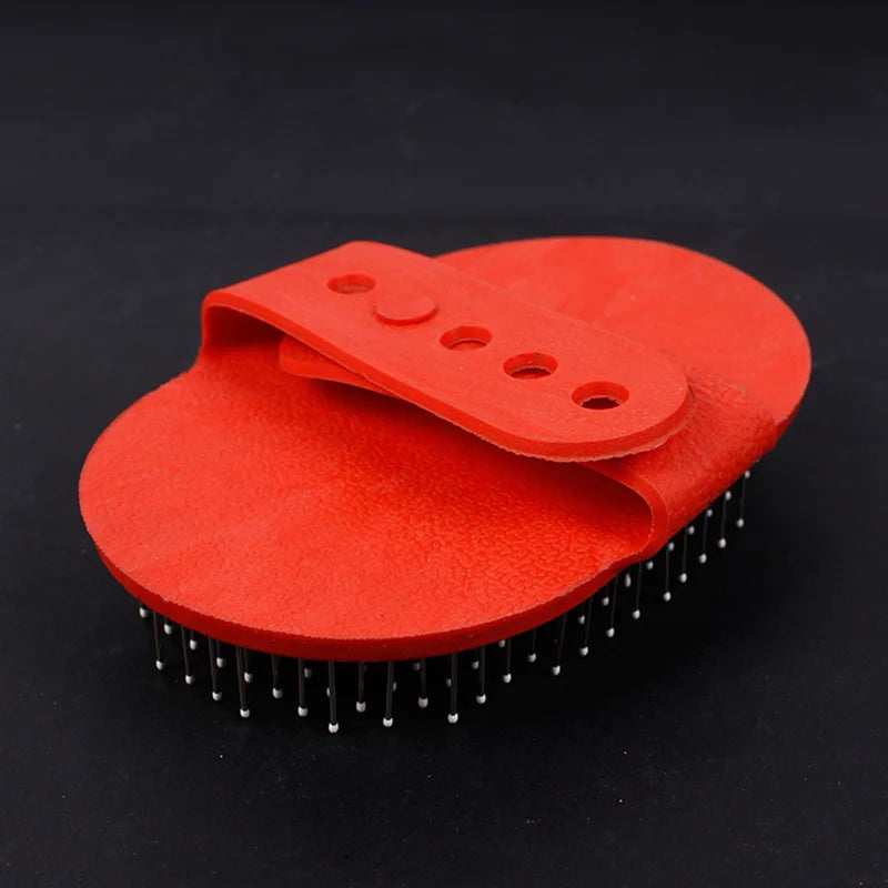 Rubber Pet Bath Brush for Dogs and Cats