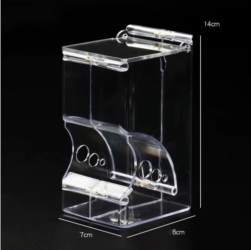 Clear Small Animal Food Feeder