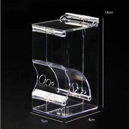 Clear Small Animal Food Feeder