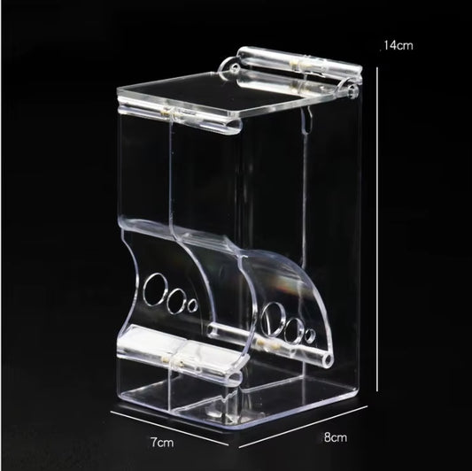 Clear Small Animal Food Feeder