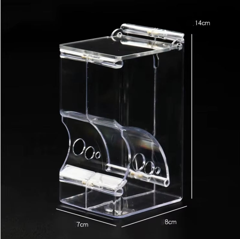 Clear Small Animal Food Feeder