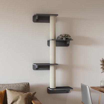 Wall-Mounted Cat Climbing Tree