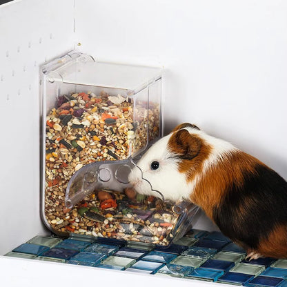 Clear Small Animal Food Feeder