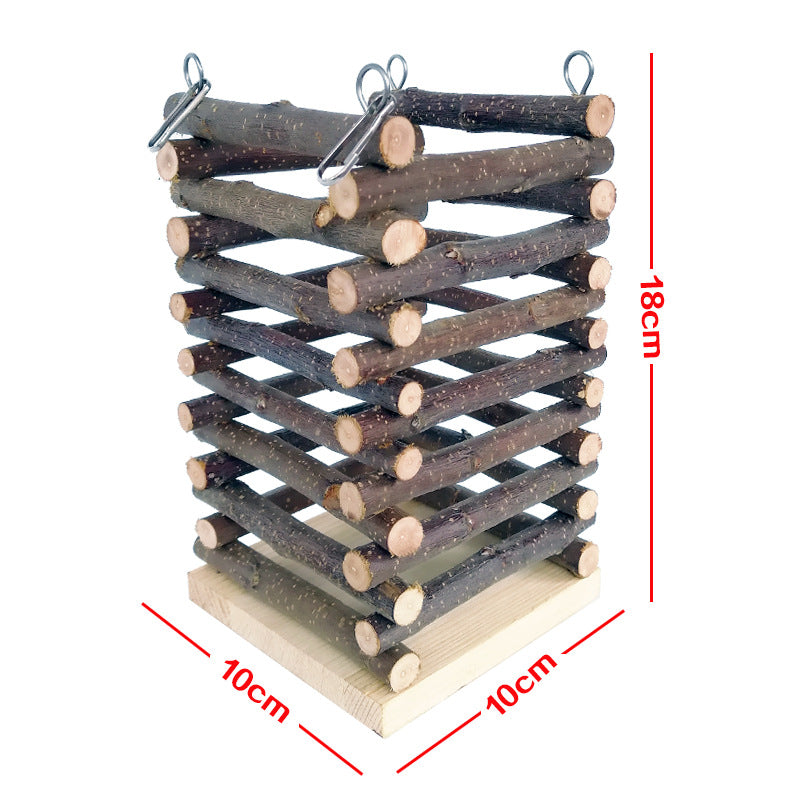 Apple Wood Rabbit Hay Feeder