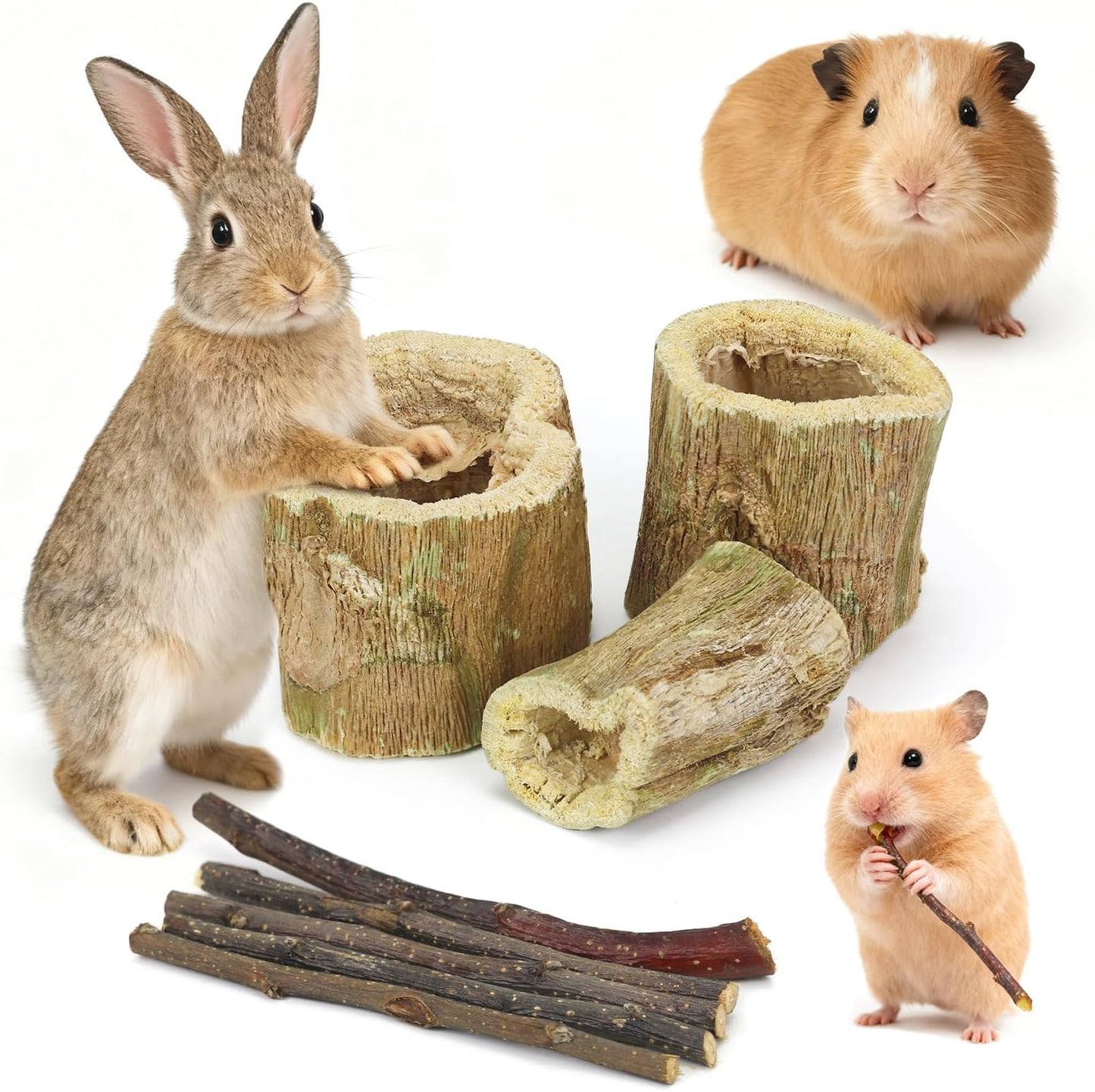 Papaya Wood Chew Sticks for Rabbits