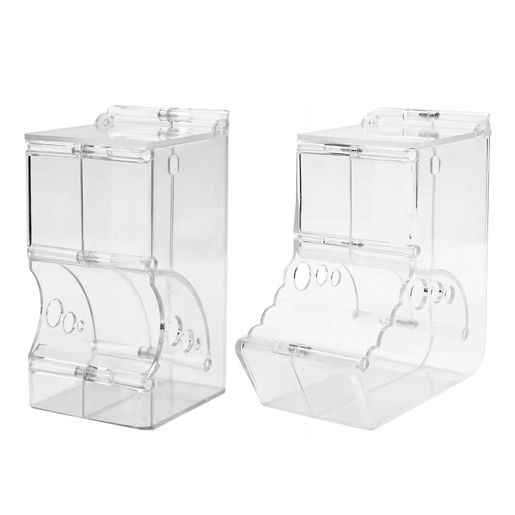 Clear Small Animal Food Feeder