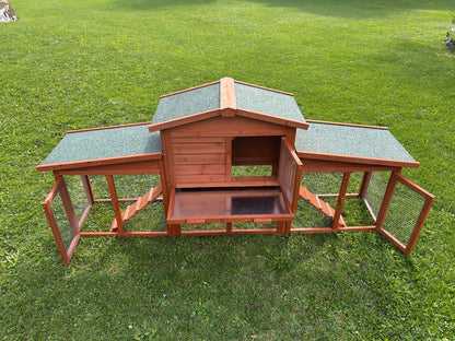 XXL Rabbit Hutch with Outdoor Run