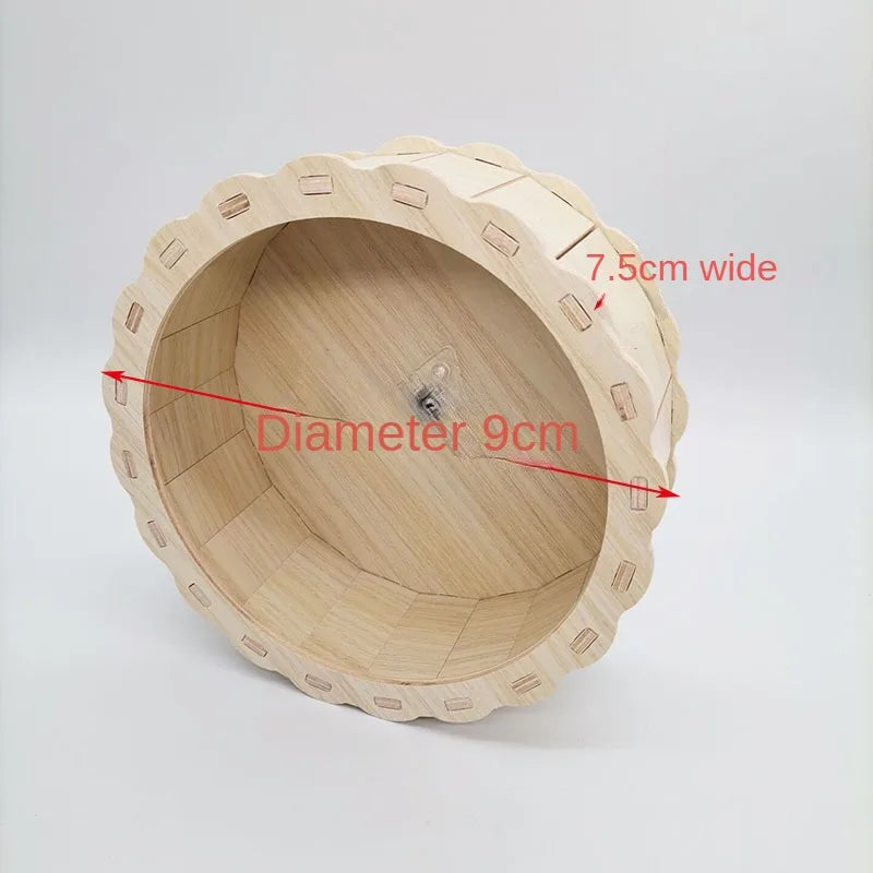 Wooden Quiet Hamster Wheel