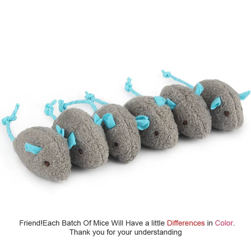 Catnip Plush Mouse Toy Set