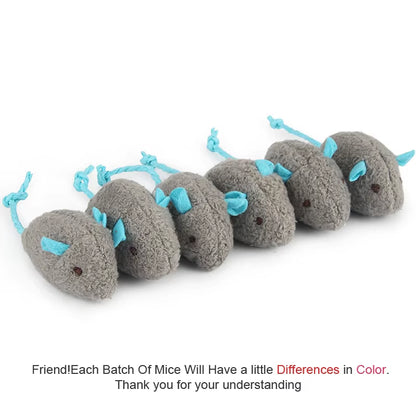 Catnip Plush Mouse Toy Set