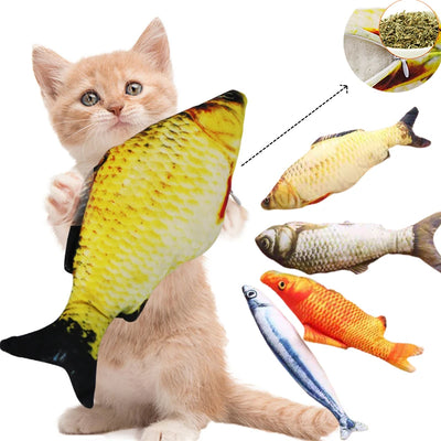 Soft Plush Catnip Fish Toy