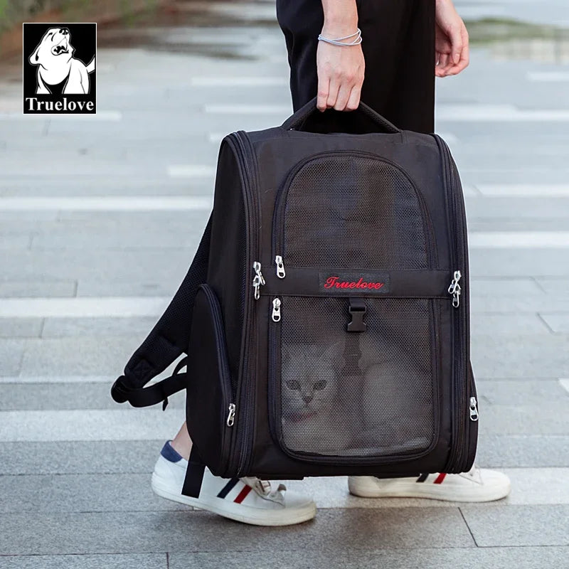 TRUELOVE Travel Backpack for Small Cats and Dogs