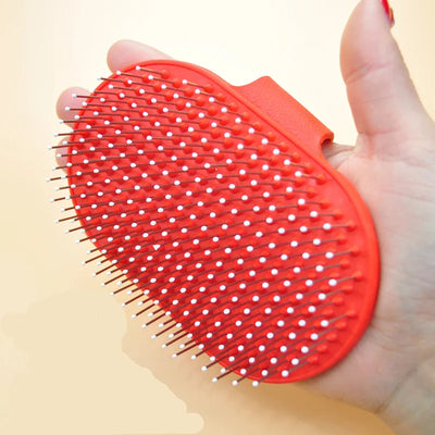 Rubber Pet Bath Brush for Dogs and Cats
