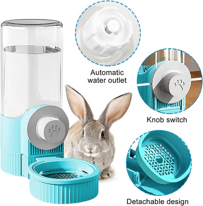 Hanging 2-in-1 Feeder and Water Dispenser