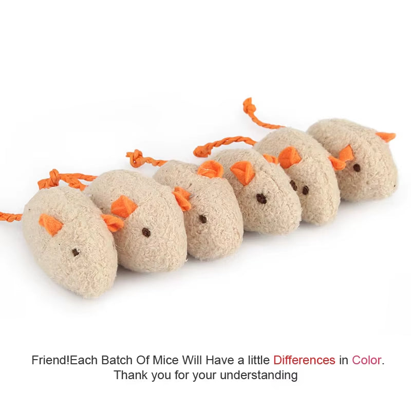 Catnip Plush Mouse Toy Set