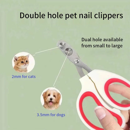 Stainless Steel Nail Clippers for Cats and Small Dogs