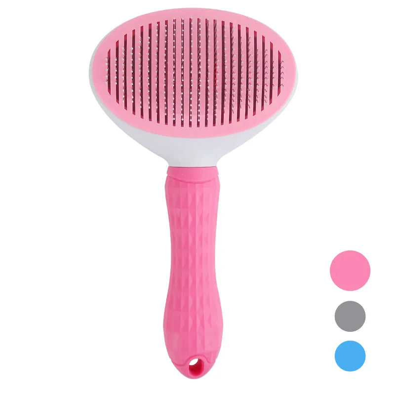 Self-Cleaning Slicker Brush for Cats and Dogs