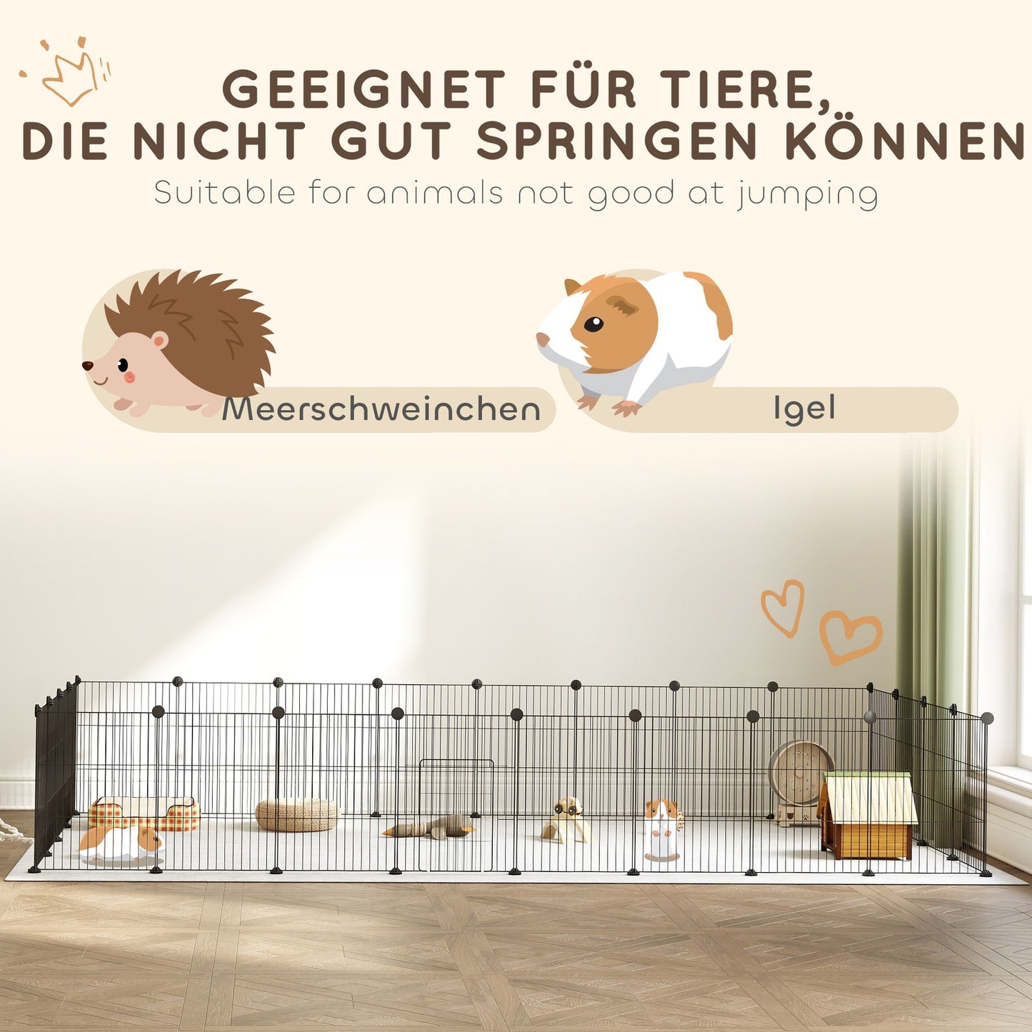 Modular Small Animal Playpen