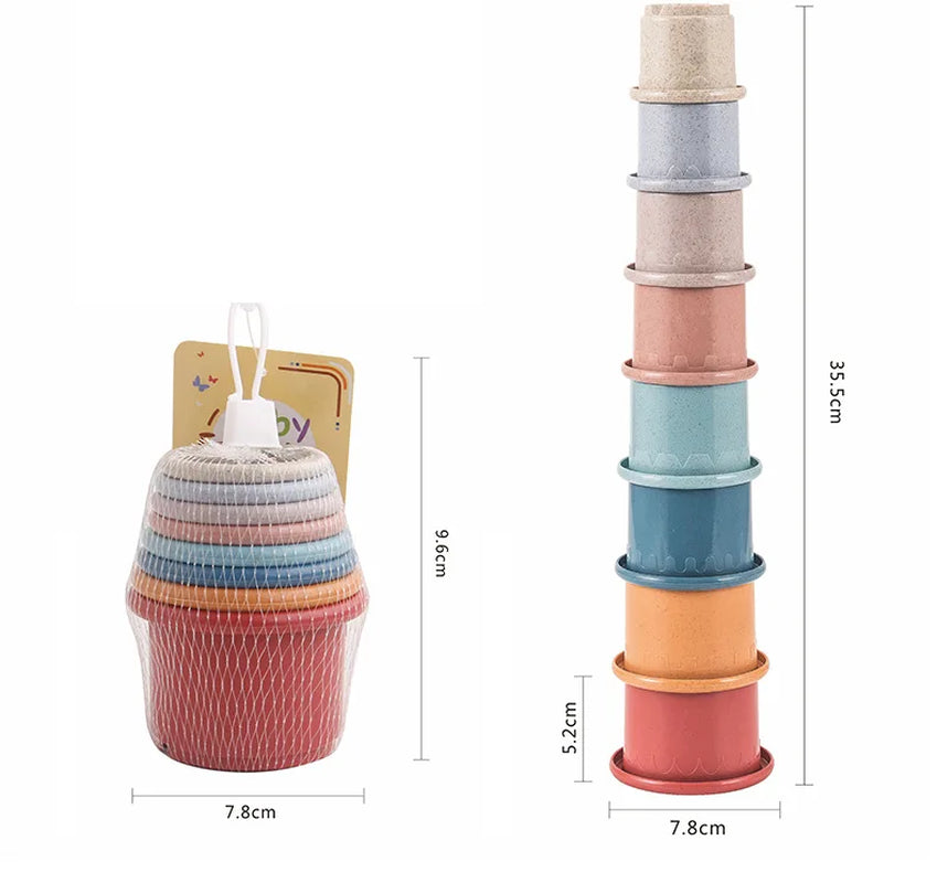 Stacking Cup Puzzle Toy for Rabbits