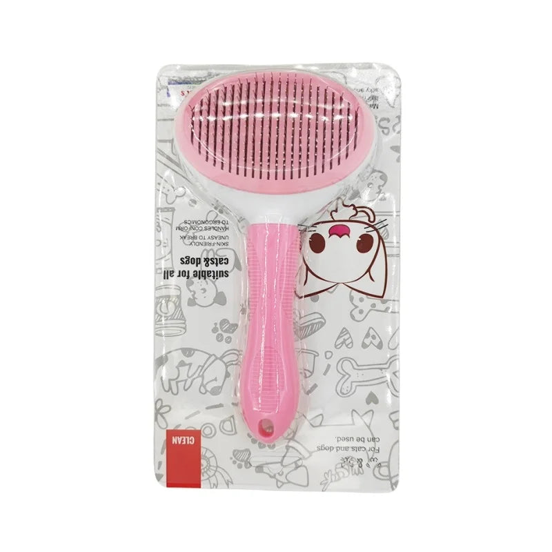Self-Cleaning Slicker Brush for Cats and Dogs