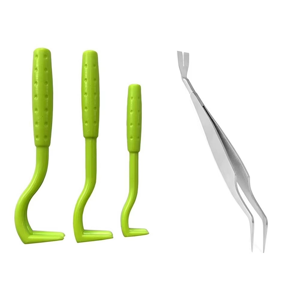 3-Piece Tick and Flea Removal Tool Set