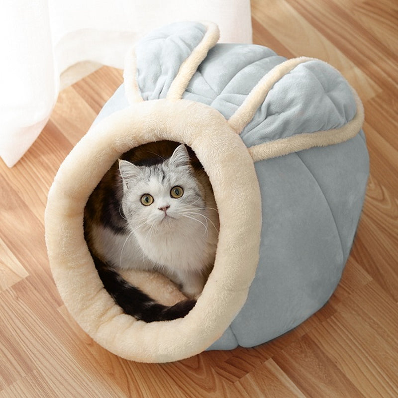 Enclosed Cat House Bed