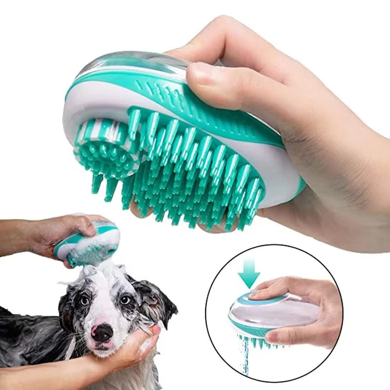 2-in-1 Bath Brush for Dogs and Cats