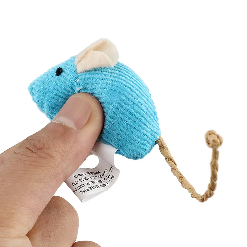 Catnip Plush Mouse Toy Set