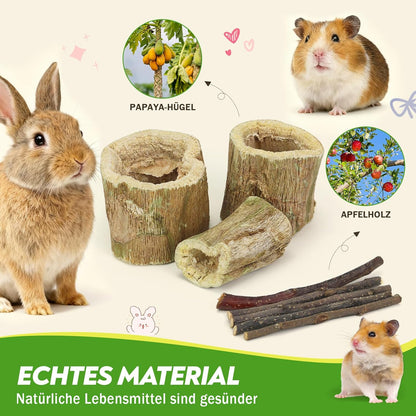 Papaya Wood Chew Sticks for Rabbits