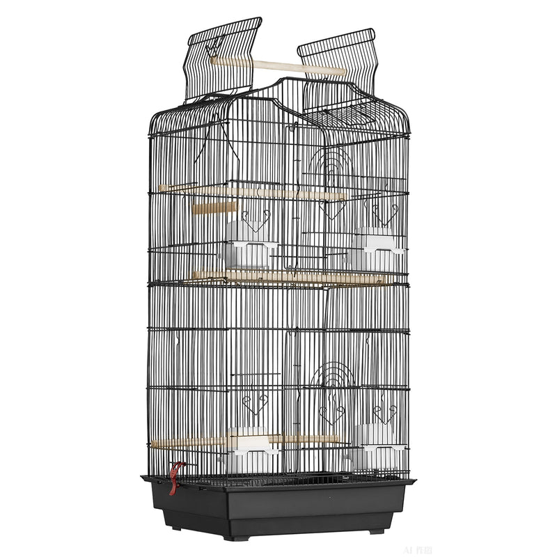 Black Bird Cage for Budgies