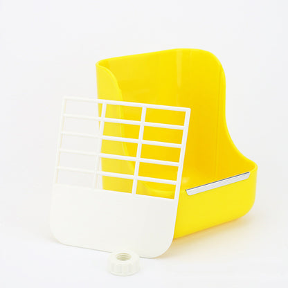 2-in-1 Rabbit Bowl and Hay Rack