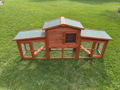 XXL Rabbit Hutch with Outdoor Run