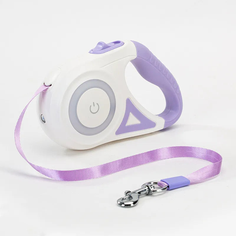 LED Retractable Dog Leash