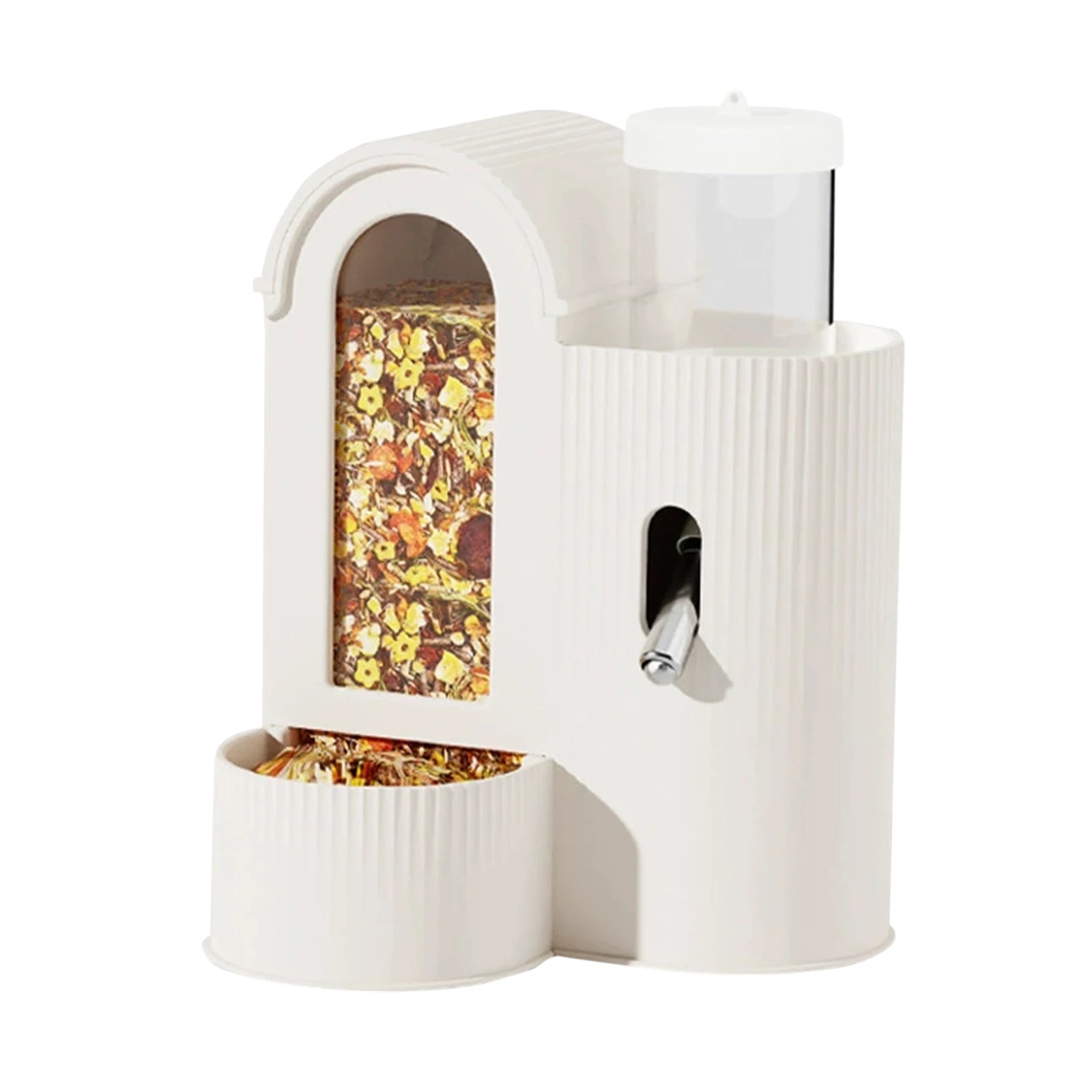 2-in-1 Small Animal Feeder and Water Dispenser