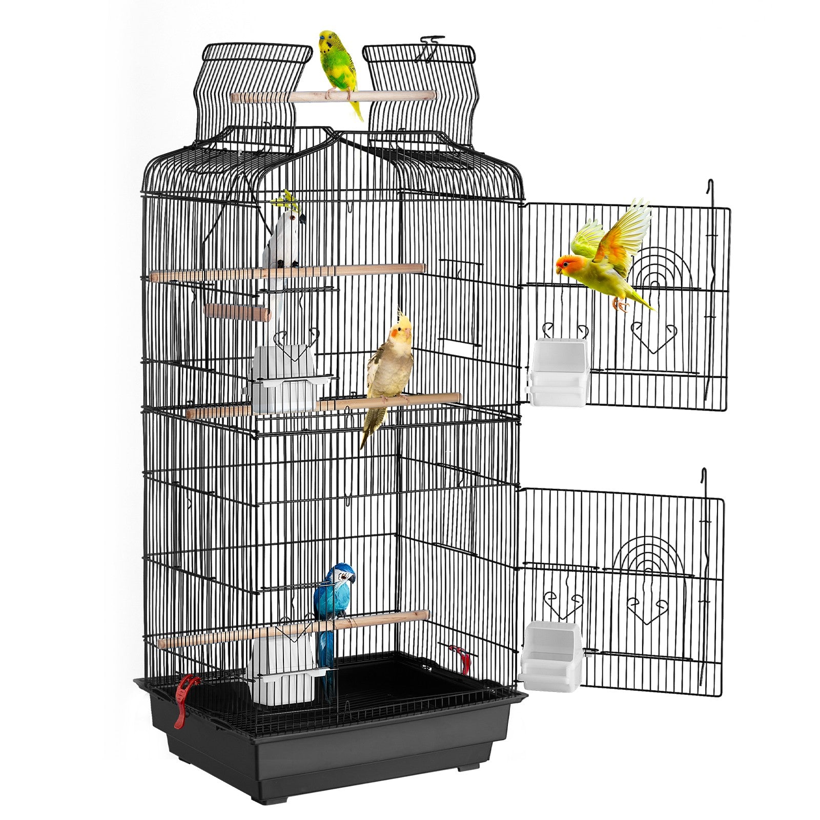 Black Bird Cage for Budgies