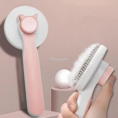 Self-Cleaning Undercoat Brush for Dogs and Cats
