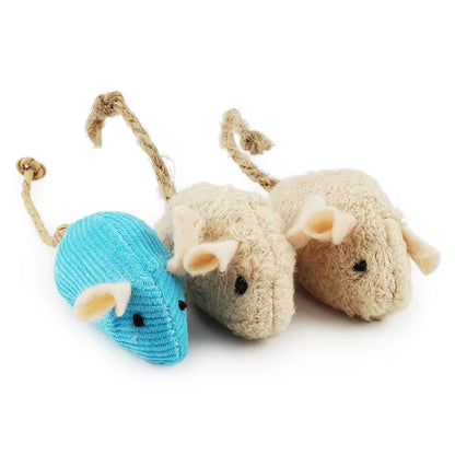 Catnip Plush Mouse Toy Set
